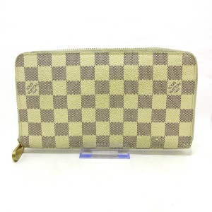 ルイヴィトン LOUIS VUITTON 長財布 ダミエ レディース ジッピーオーガナイザー N60012 アズール ダミエ・キャンパス【中古】20231003