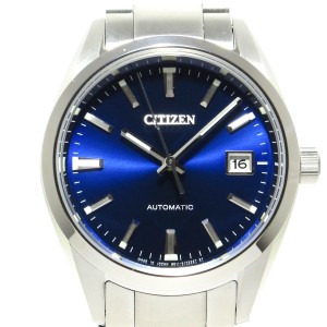 シチズン CITIZEN 腕時計 美品 メカニカル NB1050-59L/9011-S125804 メンズ 裏スケ ネイビー【中古】20240329