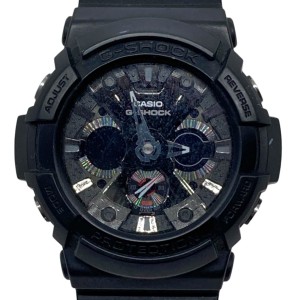 カシオ CASIO 腕時計 G-SHOCK GA-201 メンズ アナデジ 黒【中古】20240522