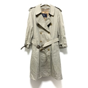 バーバリーズ Burberry's トレンチコート メンズ 美品 - ベージュ 長袖/ロング丈/冬【中古】20240513