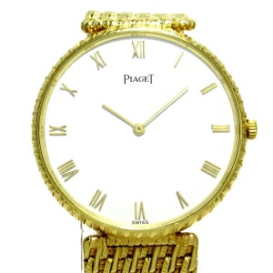 ピアジェ PIAGET 腕時計 - 8065P31V ボーイズ K18YG/金無垢 白【中古】20240603