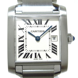 ★箱・保証書付き【CARTIER】カルティエ タンクフランセーズ SM CRW51008Q3 クォーツ レディース_741077