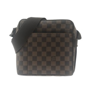 ルイヴィトン LOUIS VUITTON ショルダーバッグ ダミエ レディース オラフPM N41442 エベヌ ダミエ･キャンバス【中古】20231102