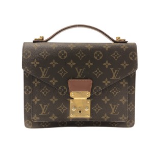 ルイヴィトン LOUIS VUITTON ハンドバッグ モノグラム レディース モンソー M51187 モノグラム・キャンバス【中古】20231207