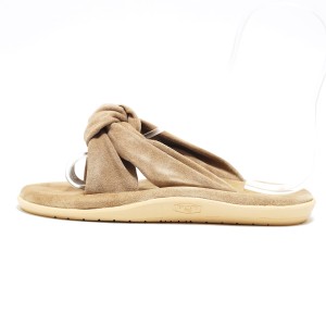 アイランドスリッパ ISLAND SLIPPER サンダル 4 レディース 美品 - ベージュ スエード【中古】20231219