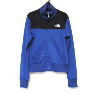 ノースフェイス THE NORTH FACE ブルゾン サイズS レディース - ブルーグレー×黒 長袖/ジップアップ/春/秋【中古】20231212