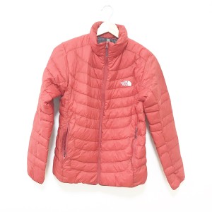 ノースフェイス THE NORTH FACE ダウンジャケット サイズM レディース 美品 - レッド 長袖/冬【中古】20240418