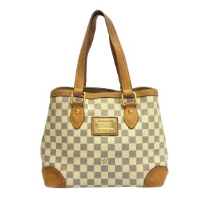 ルイヴィトン LOUIS VUITTON トートバッグ ダミエ レディース ハムプステッドPM N51207 アズール ダミエ･キャンバス【中古】20240201