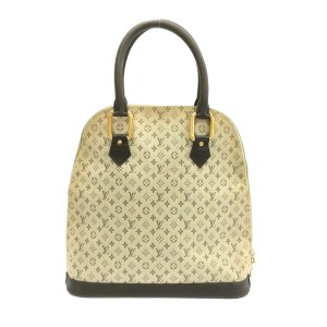 ルイヴィトン LOUIS VUITTON ハンドバッグ モノグラムミニ レディース アルマオ M92203 カーキ コットン、レザー【中古】20240201