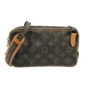 ルイヴィトン LOUIS VUITTON ショルダーバッグ モノグラム レディース ポシェットマルリーバンドリエール M51828 -【中古】20240124