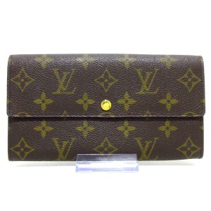 ルイヴィトン LOUIS VUITTON 長財布 モノグラム レディース ポシェット・ポルト モネ クレディ M61725【中古】20240112