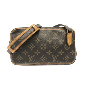 ルイヴィトン LOUIS VUITTON ショルダーバッグ モノグラム レディース ポシェットマルリーバンドリエール M51828 -【中古】20240113