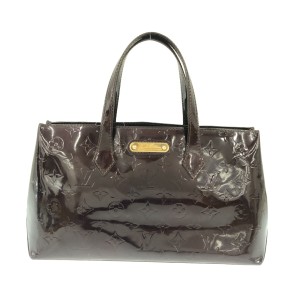 ルイヴィトン LOUIS VUITTON トートバッグ モノグラムヴェルニ レディース ウィルシャーPM M93641 アマラント【中古】20240127