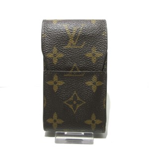 ルイヴィトン LOUIS VUITTON シガレットケース モノグラム レディース エテュイ・シガレット M63024 イニシャル刻印【中古】20231225