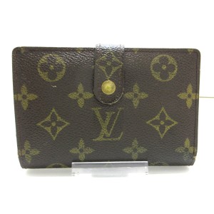 ルイヴィトン LOUIS VUITTON 2つ折り財布 モノグラム レディース ポルト モネ・ビエ ヴィエノワ M61663【中古】20231219