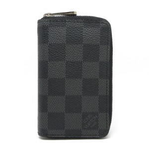 ルイヴィトン LOUIS VUITTON コインケース ダミエグラフィット レディース 美品 ジッピーコインパース N63076【中古】20231215