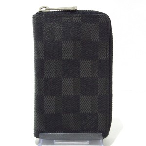 ルイヴィトン LOUIS VUITTON コインケース ダミエグラフィット レディース ジッピーコインパース N63076【中古】20231225