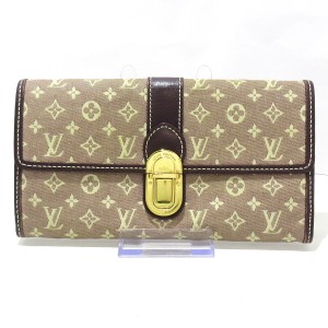 ルイヴィトン LOUIS VUITTON 長財布 モノグラム・イディール レディース ポルトフォイユ・サラ M63008 セピア【中古】20231226