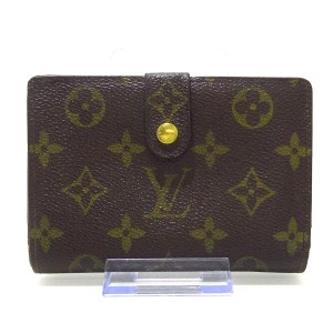 ルイヴィトン LOUIS VUITTON 2つ折り財布 モノグラム レディース ポルト モネ・ビエ ヴィエノワ M61663【中古】20231225