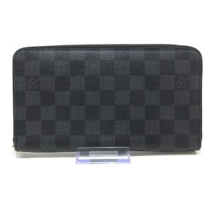 ルイヴィトン LOUIS VUITTON 長財布 ダミエグラフィット レディース ジッピー・オーガナイザー N63077【中古】20240127