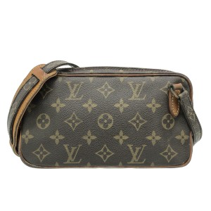 ルイヴィトン LOUIS VUITTON ショルダーバッグ モノグラム レディース ポシェットマルリーバンドリエール M51828 -【中古】20240131