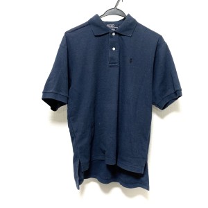 ポロラルフローレン POLObyRalphLauren 半袖ポロシャツ サイズL メンズ - ネイビー【中古】20231223