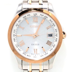 シチズン CITIZEN 腕時計 EXCEED(エクシード) H240-T021751 レディース エコドライブ/電波 シルバー【中古】20240109