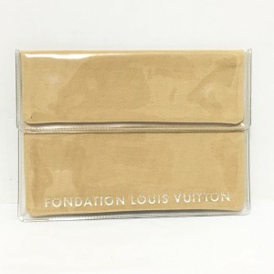 ルイヴィトン 小物入れ レディース - ブラウン FONDATION LOUIS VUITTON/ルイヴィトン美術館限定/タブレットケース【中古】20240202