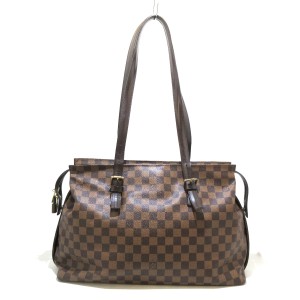 ルイヴィトン LOUIS VUITTON ショルダーバッグ ダミエ レディース チェルシー N51119 エベヌ ダミエキャンバス【中古】20240603