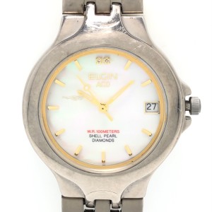 エルジン ELGIN 腕時計 - レディース シェル文字盤 ホワイトシェル【中古】20231211