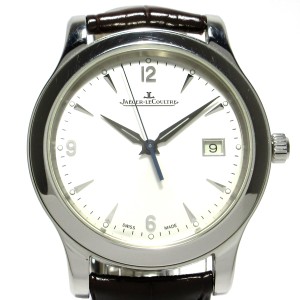 ジャガールクルト JAEGER-LECOULTRE 腕時計 マスターコントロール Q1398420/147.8.37.S メンズ 裏スケ シルバー【中古】20240406