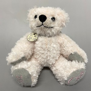 スタージュエリー STAR JEWELRY ぬいぐるみ レディース 美品 - ピンク×グレー クマ/2009年/BEAR FOR PEACE 化学繊維 【中古】20240521