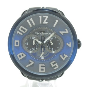 テンデンス TENDENCE 腕時計 - TY146106 メンズ 横浜DeNAベイスターズ ブルー×黒【中古】20240215