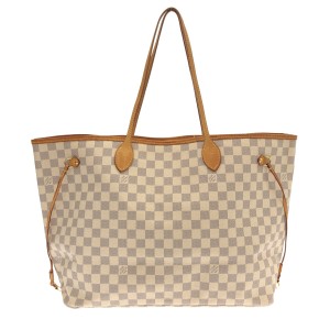 ルイヴィトン LOUIS VUITTON トートバッグ ダミエ レディース ネヴァーフルGM N51108 アズール ダミエ・キャンバス【中古】20240601