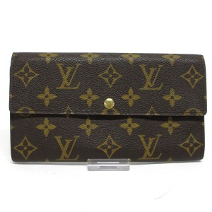 ルイヴィトン LOUIS VUITTON 長財布 モノグラム レディース ポシェット・ポルト モネ クレディ M61725【中古】20240520