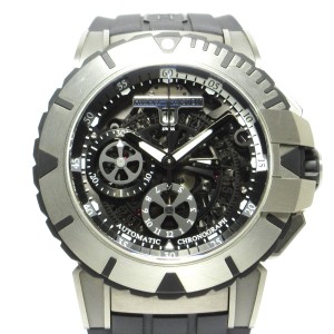 ハリーウィンストン 腕時計 オーシャンスポーツ クロノグラフ 411/MCA44Z(OCSACH44ZZ001) メンズ スケルトン【中古】20240518