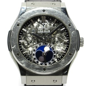 ウブロ HUBLOT 腕時計 アエロ フュージョン ムーンフェイズ 517.NX.0170.LR メンズ スケルトン【中古】20240428