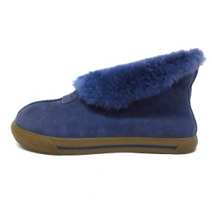 アグ UGG ショートブーツ レディース レキシー 1870 ネイビー ムートン【中古】20240303