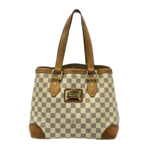 ルイヴィトン LOUIS VUITTON トートバッグ ダミエ レディース ハムプステッドPM N51207 アズール ダミエ･キャンバス【中古】20240117