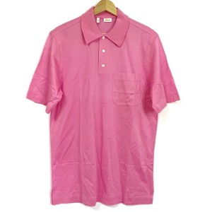 ブリオーニ Brioni 半袖ポロシャツ サイズS メンズ 美品 - ピンク【中古】20240220