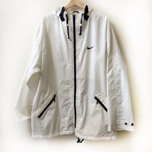 ナイキ NIKE ブルゾン サイズL メンズ - アイボリー 長袖/春/秋【中古】20240514