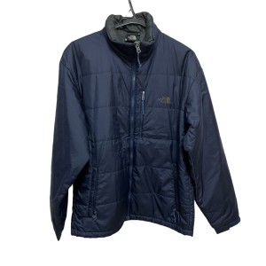 ノースフェイス THE NORTH FACE ブルゾン サイズL メンズ - ダークネイビー 長袖/ジップアップ/中綿/冬【中古】20240207