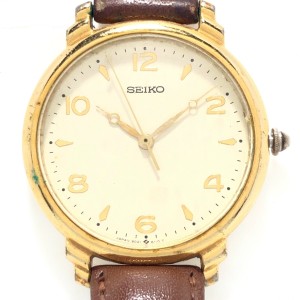 セイコー SEIKO 腕時計 - 9021-608A レディース アイボリー【中古】20240126