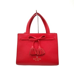 ケイトスペード Kate spade トートバッグ レディース - PXRU7814 レッド レザー【中古】20240110