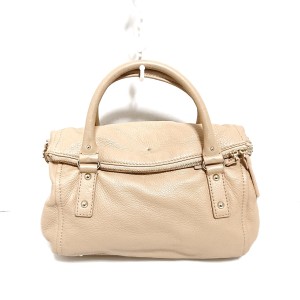 ケイトスペード Kate spade ハンドバッグ レディース - PXRU2483 ベージュ レザー【中古】20240107