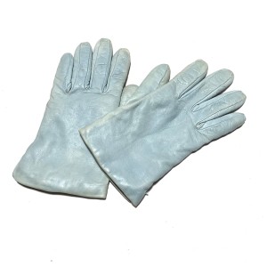 セルモネータグローブス Sermoneta gloves 手袋 レディース - ライトブルー レザー【中古】20240203
