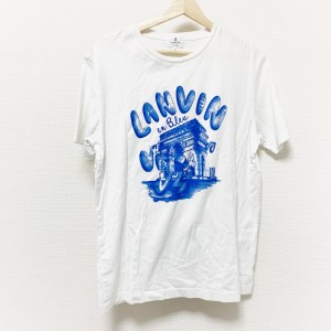 ランバンオンブルー LANVIN en Bleu 半袖Tシャツ サイズ50 メンズ 美品 白×ブルー【中古】20240504