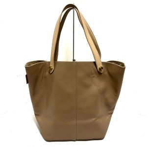 マルベリー MULBERRY トートバッグ レディース 美品 - ベージュ レザー【中古】20240508