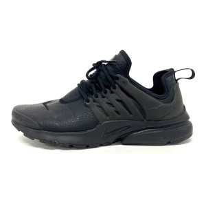 ナイキ NIKE スニーカー レディース W AIR PRESTO PRM 878071‐002 黒 レザー×化学繊維【中古】20240519