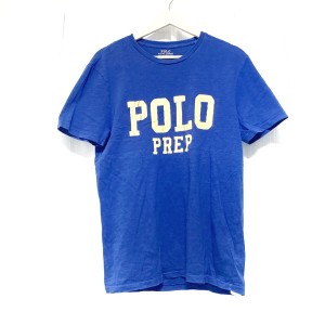 ポロラルフローレン POLObyRalphLauren 半袖Tシャツ サイズM メンズ ブルー×イエロー【中古】20240601